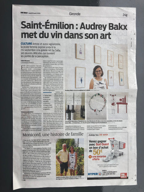 Audrey Bakx in the Press