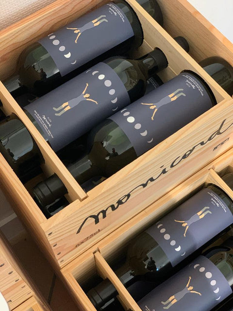 wonderful case of Bordeaux wines  beautiful designed art labels